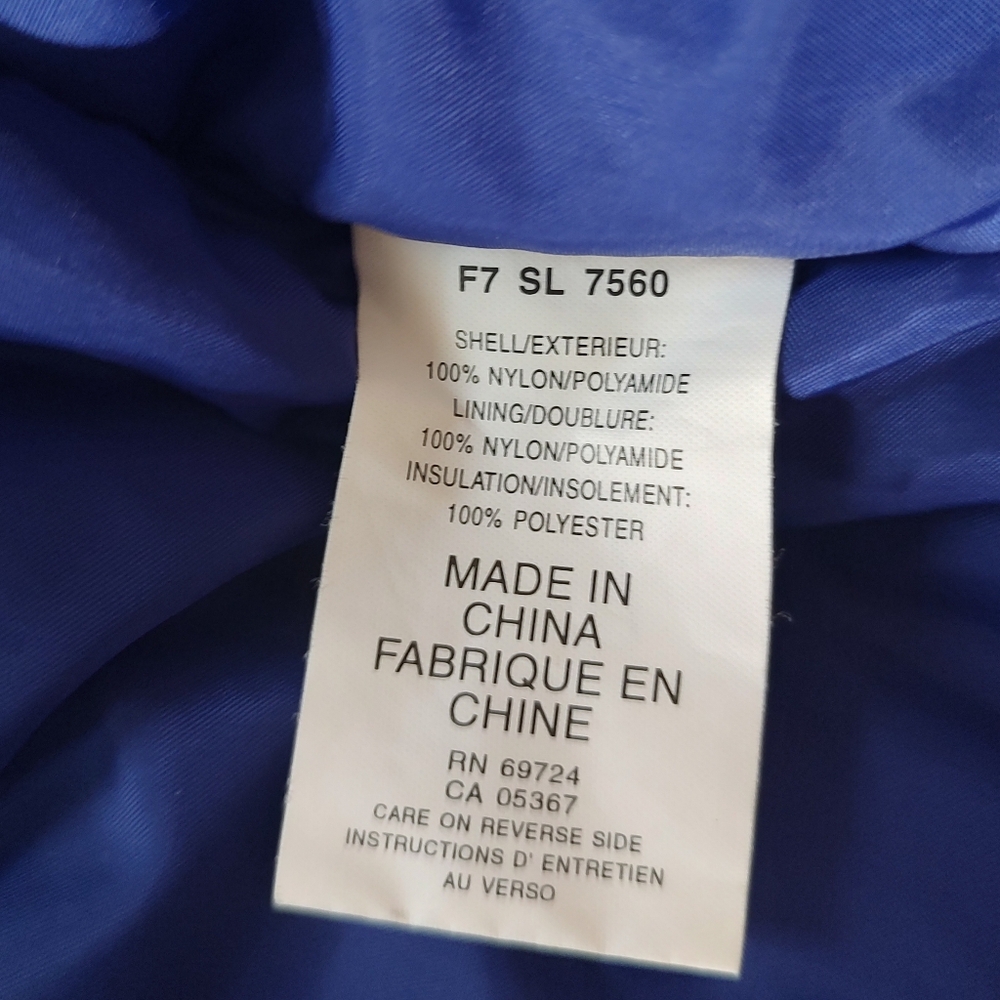 Columbia XL Blue Puffer Jacket - Picture 5 of 6